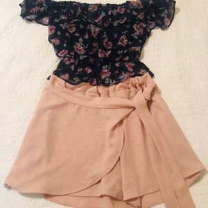 COPY - Shorts with front wrap for skirt look